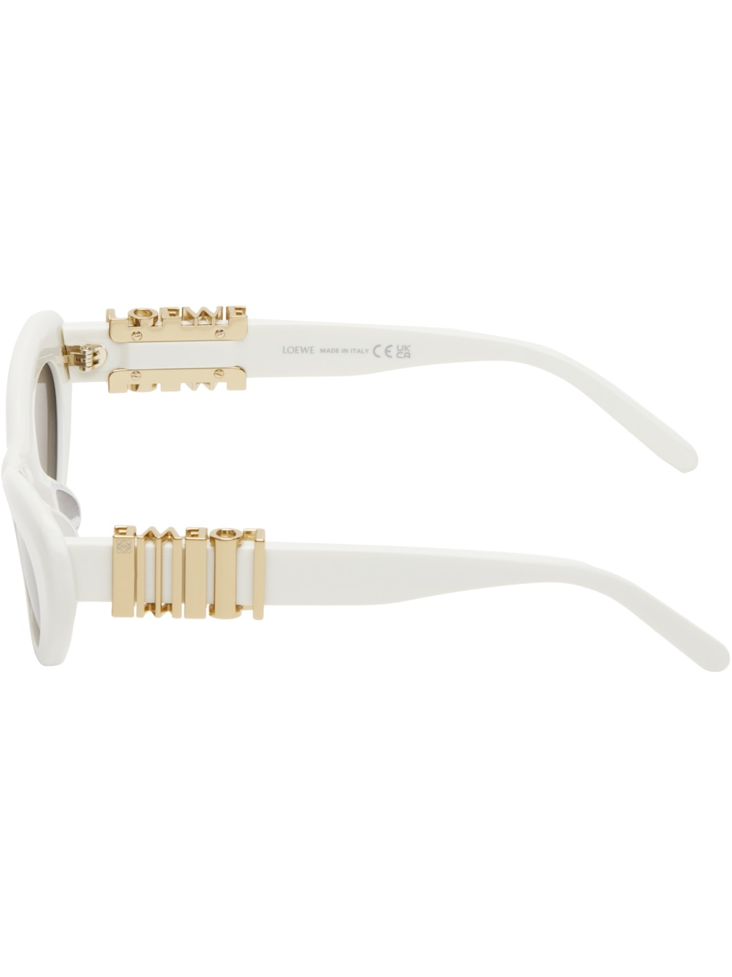 White Cocktail Sunglasses - 3
