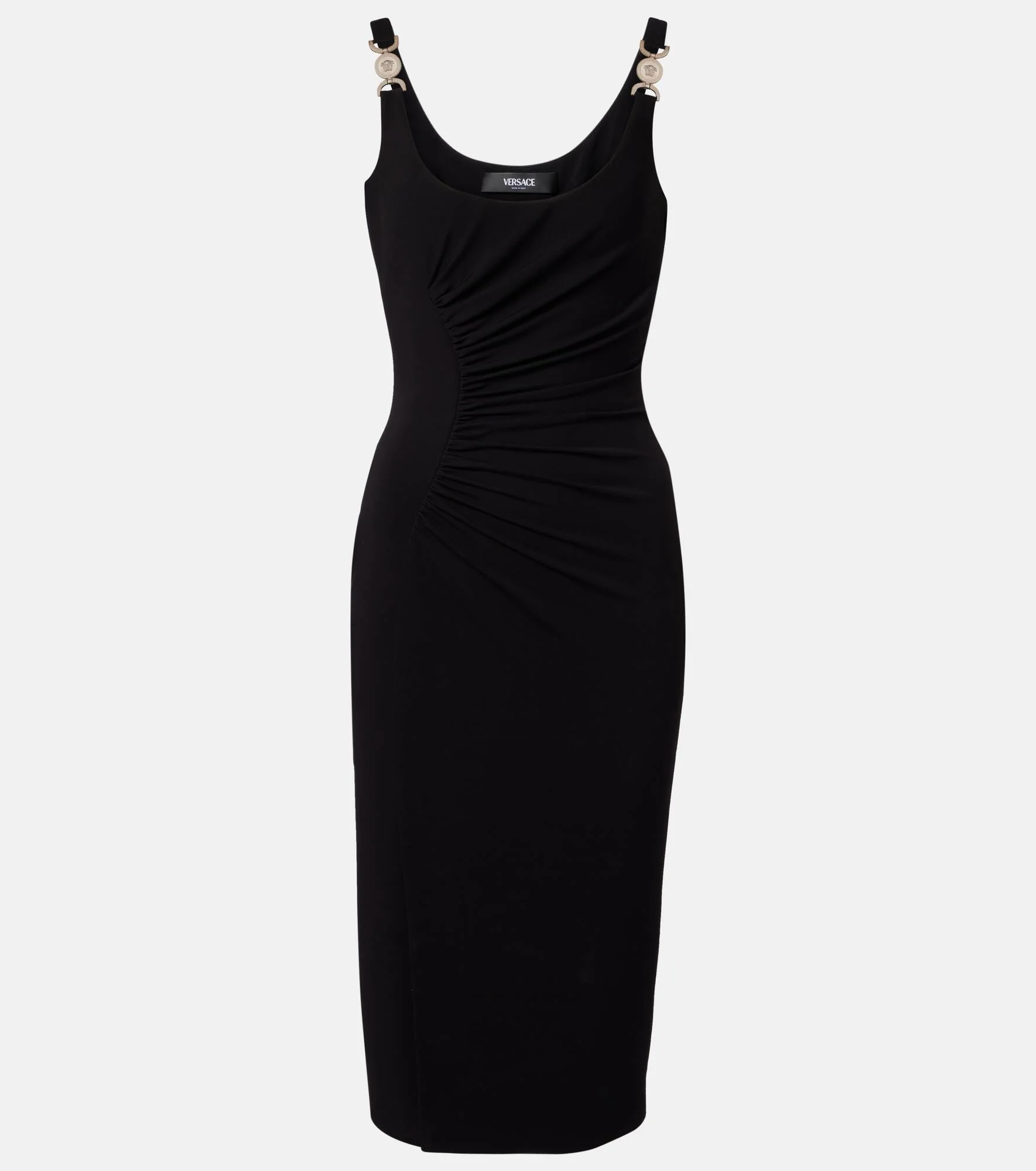 Medusa crêpe jersey cocktail dress - 1