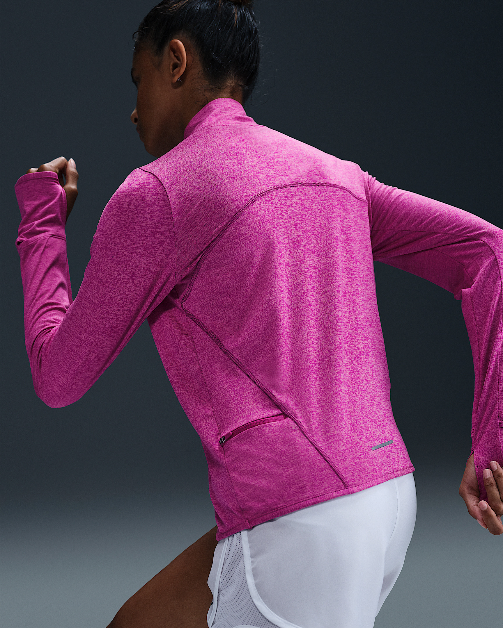 Nike Swift Element Women's UV Protection 1/4-Zip Running Top - 2