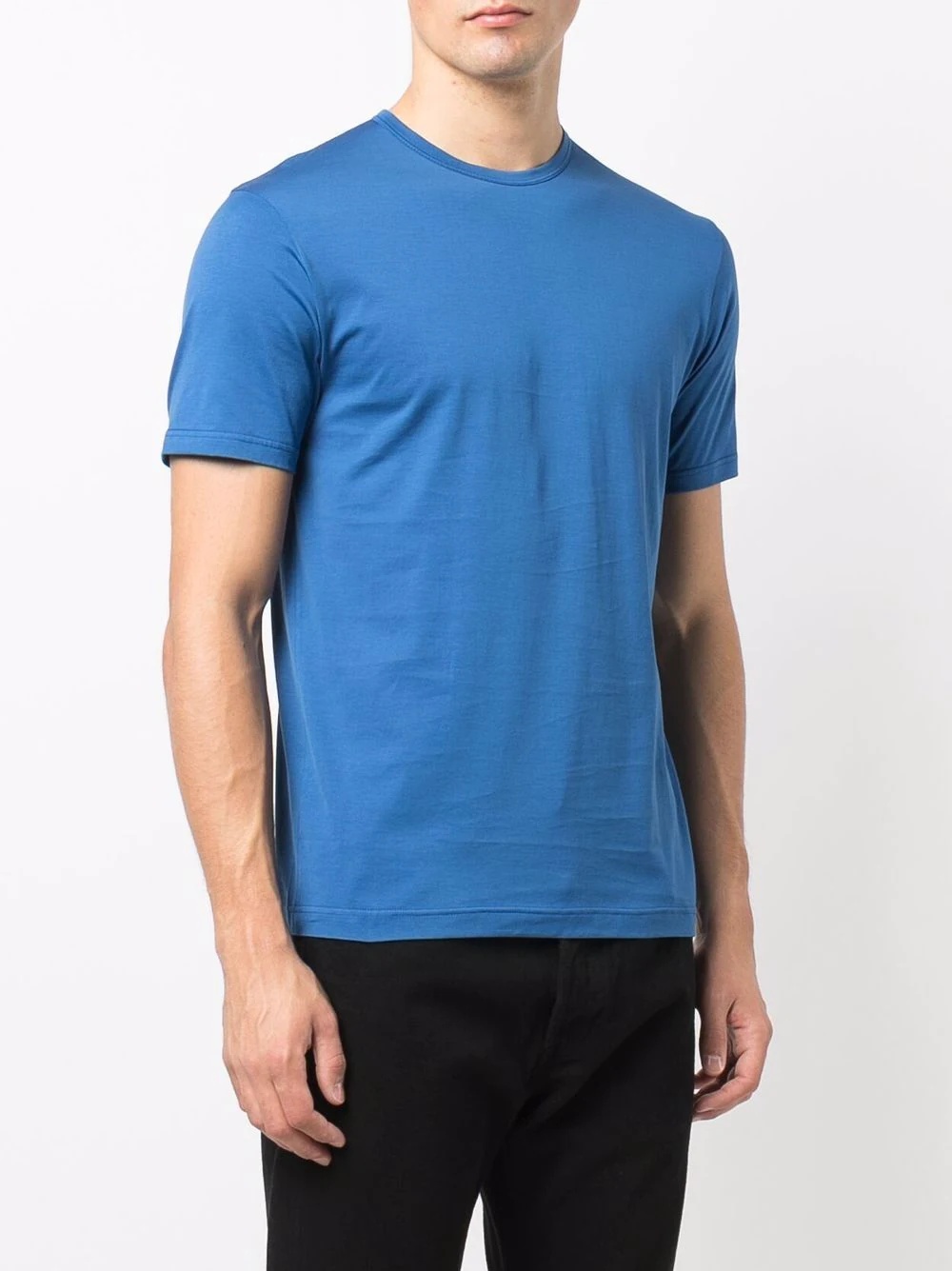 short-sleeved cotton T-shirt - 3