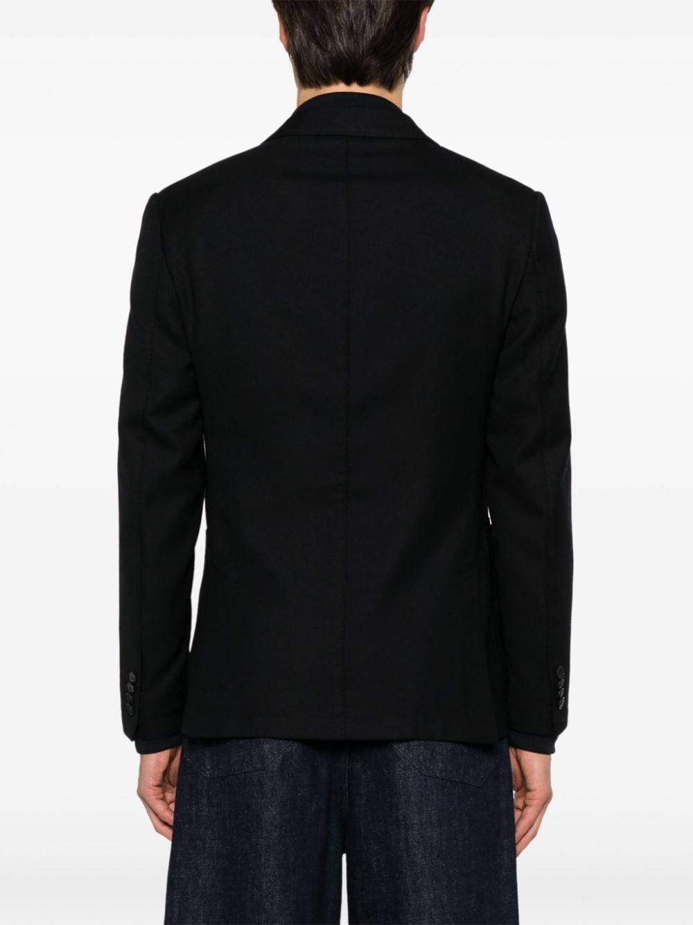 wool blazer - 6