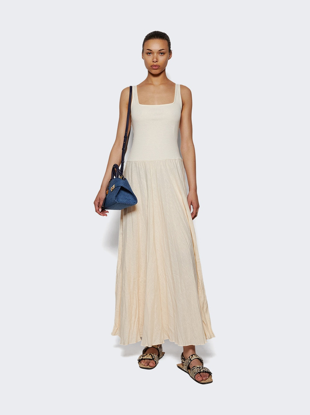 Mariner Maxi Dress Ecru - 5
