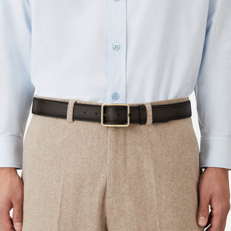Montblanc Brown 35 mm leather belt outlook