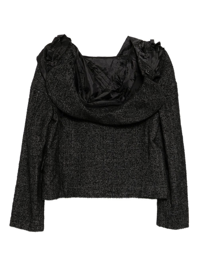 Comme des Garçons Comme des Garçons ruffled jacket outlook