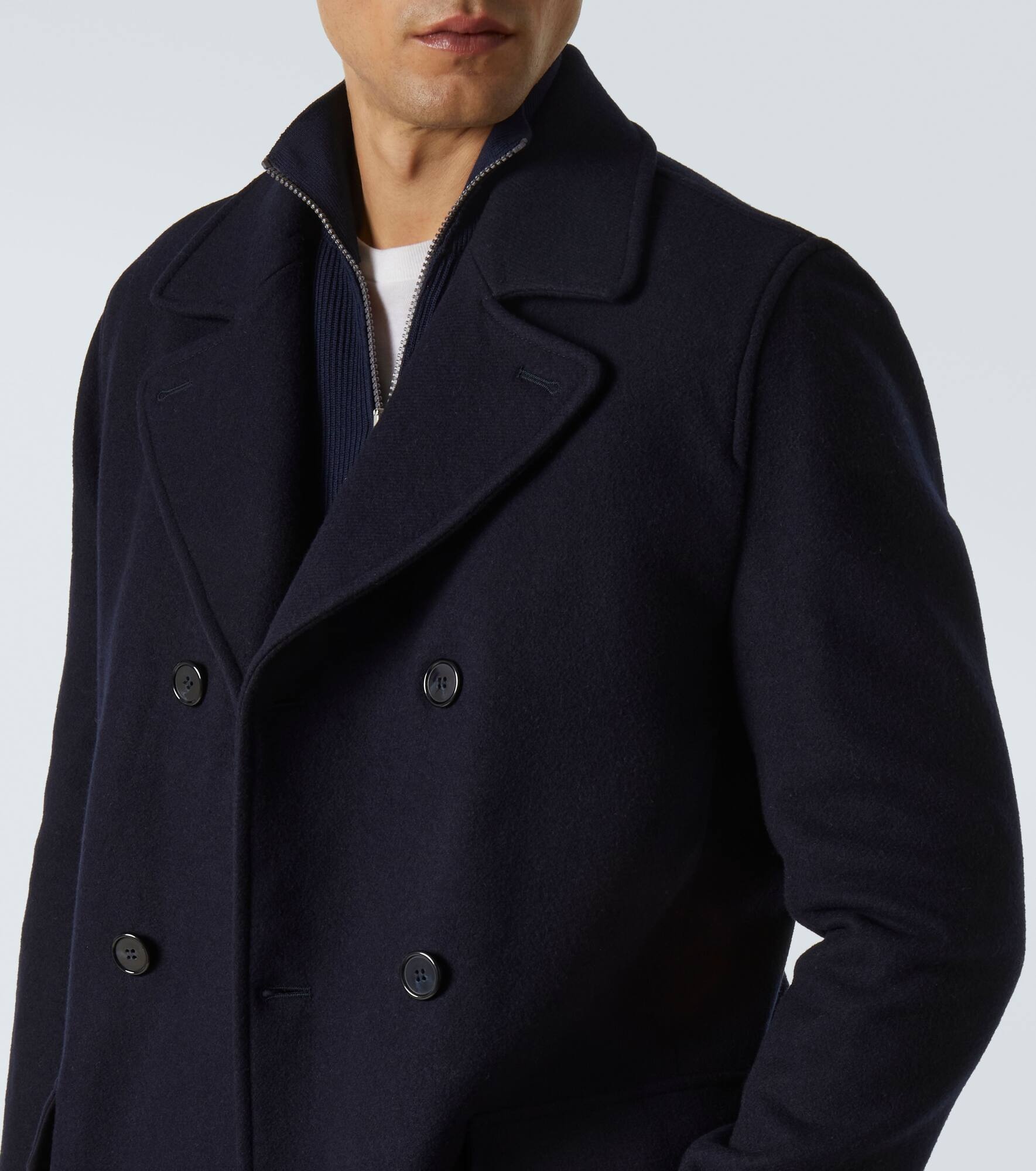 Double-breasted peacoat - 5