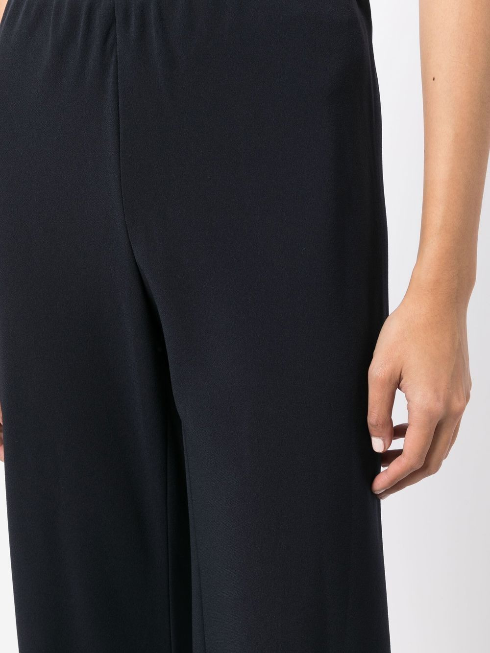 elasticated high-waisted trousers - 5
