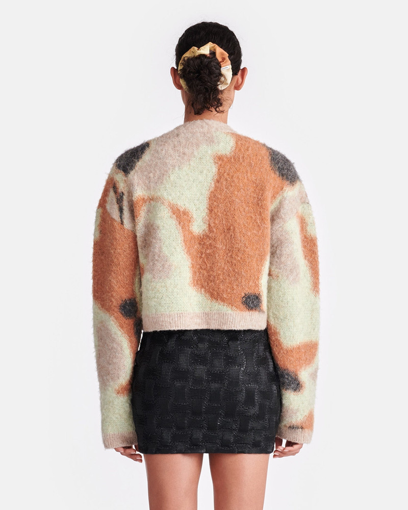 Cropped Brushed-Alpaca Cardigan 3