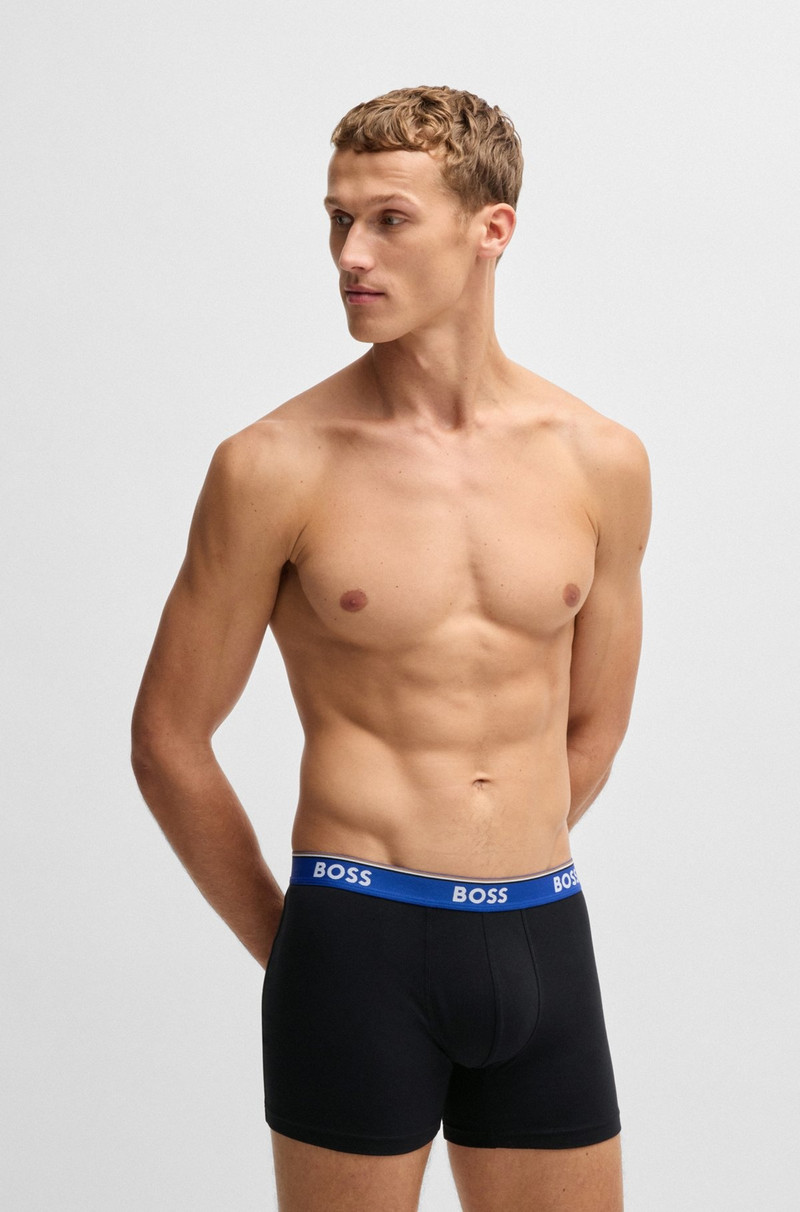 THREE-PACK OF STRETCH COTTON BOXER BRIEFS 6