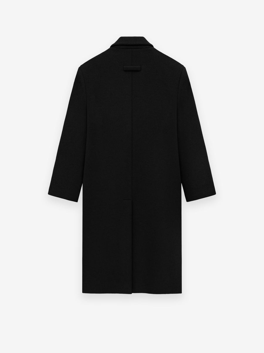 Melton Wool Overcoat - 4