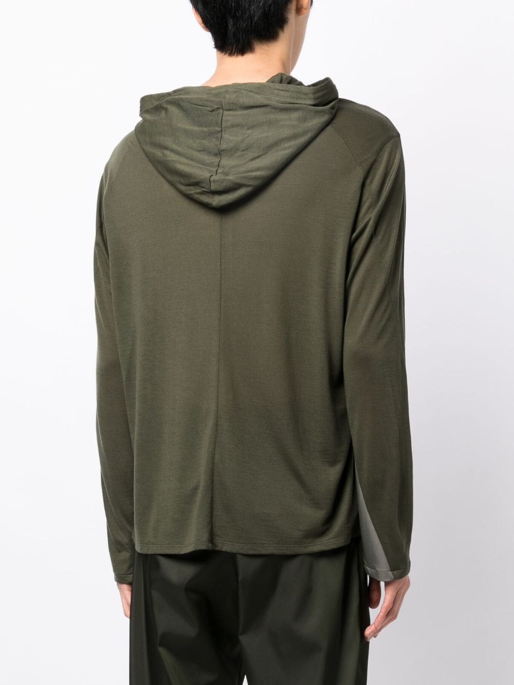 COLOUR-BLOCK ZIP-UP HOODIE - 5