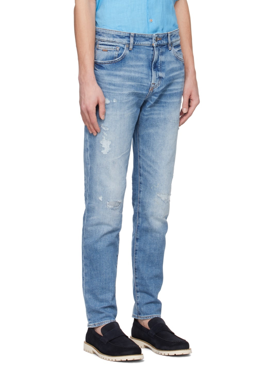 Blue Faded Jeans - 2