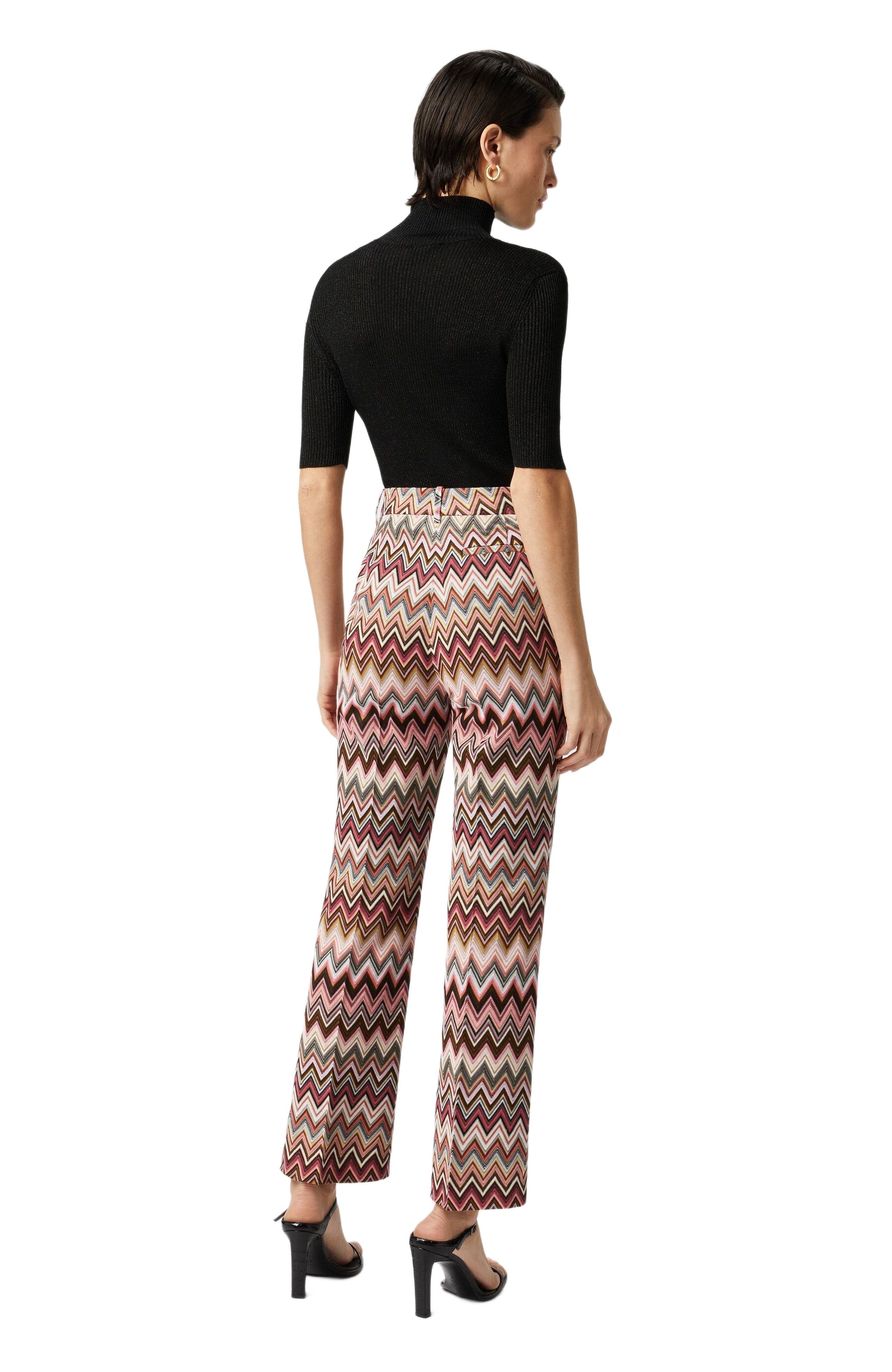Missoni Classic Zig Zag Trousers With Cropped Hem in Multicoloured at Nordstrom - 3
