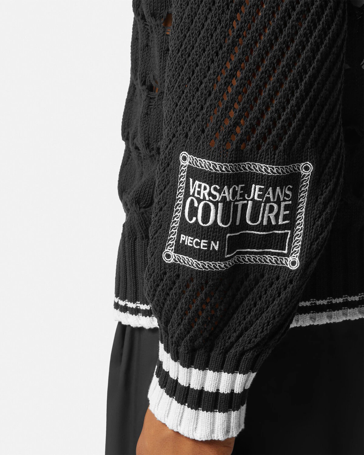 Cutout Cable-Knit Sweater - 3
