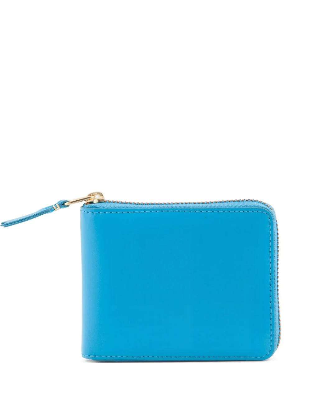 Blue Leather Wallet - 1