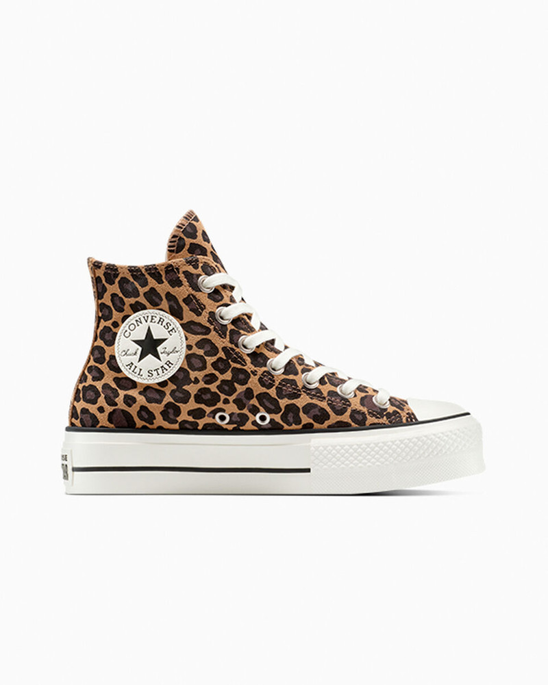 Chuck Taylor All Star Lift Platform Leopard Suede 1