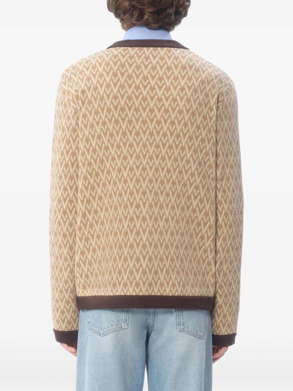virgin wool cardigan - 4