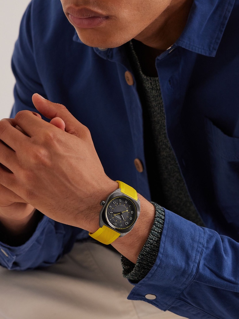 Hermès H08 Automatic 39mm Glass Fibre and Rubber Watch, Ref. No. 402993WW00 Yellow outlook