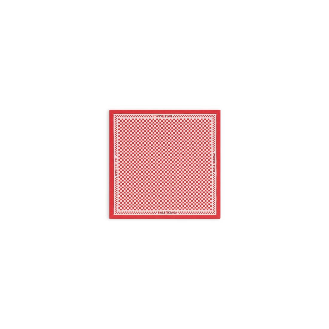 Bistro Table Set  in Red/white - 4