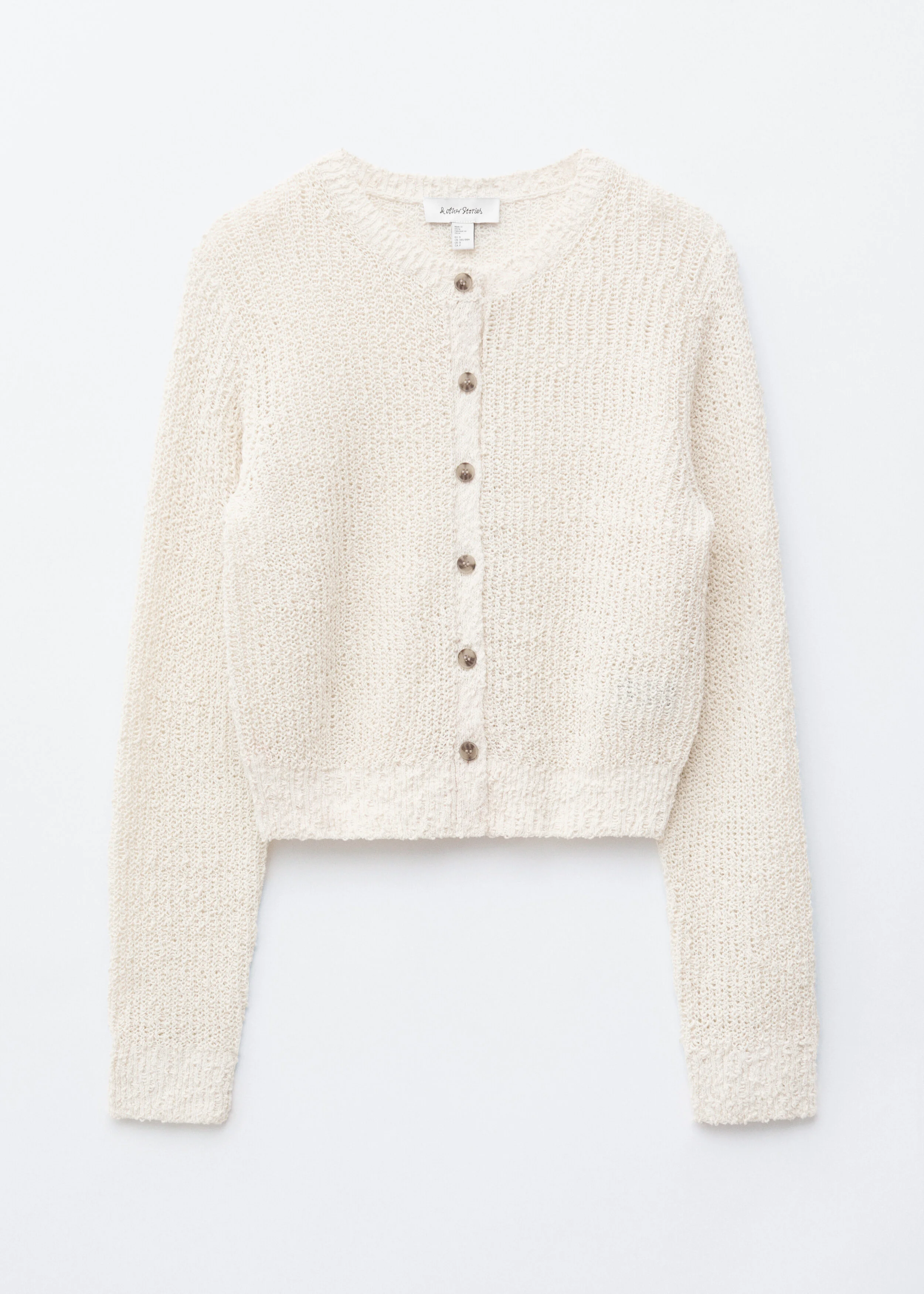 Silk-Cotton Cardigan - 1