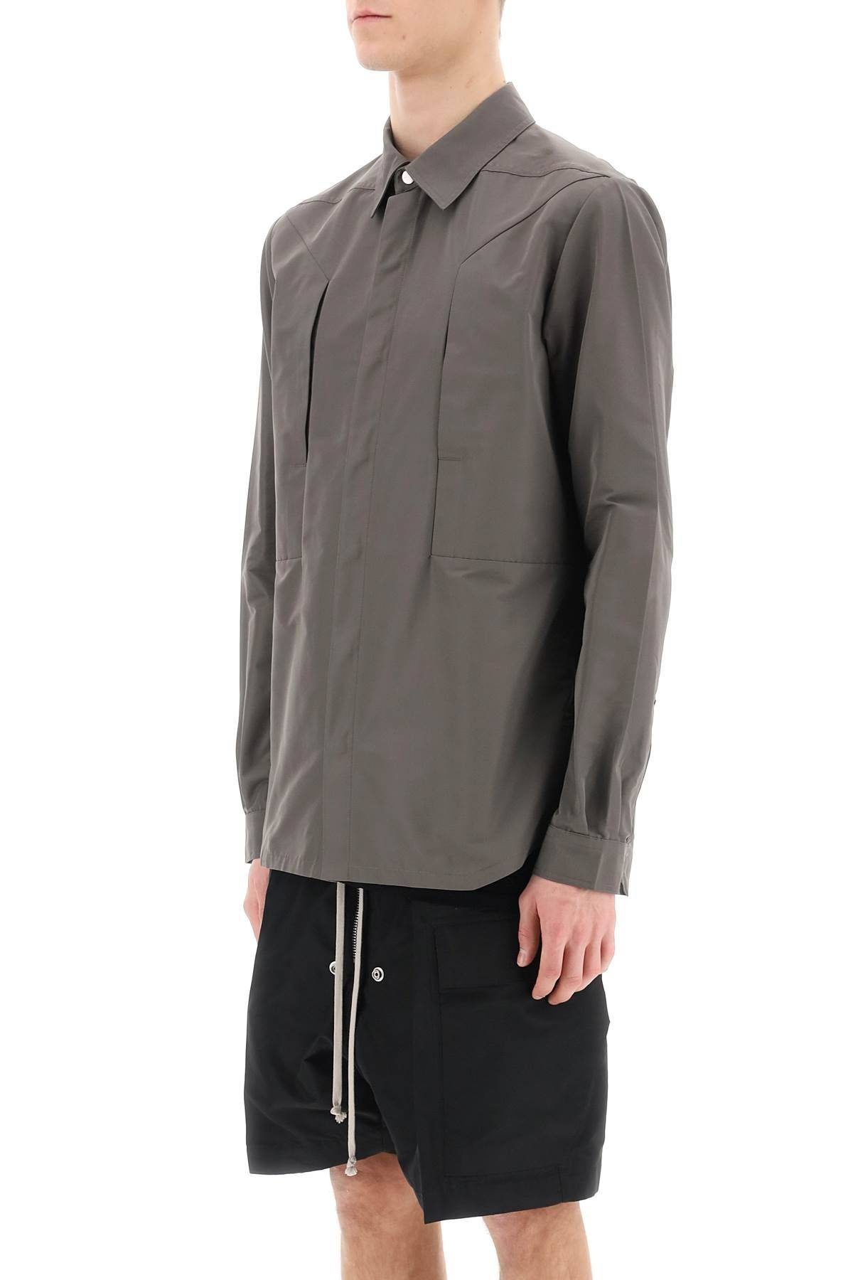 FAILLE OVERSHIRT WITH FOG POCKETS - 4