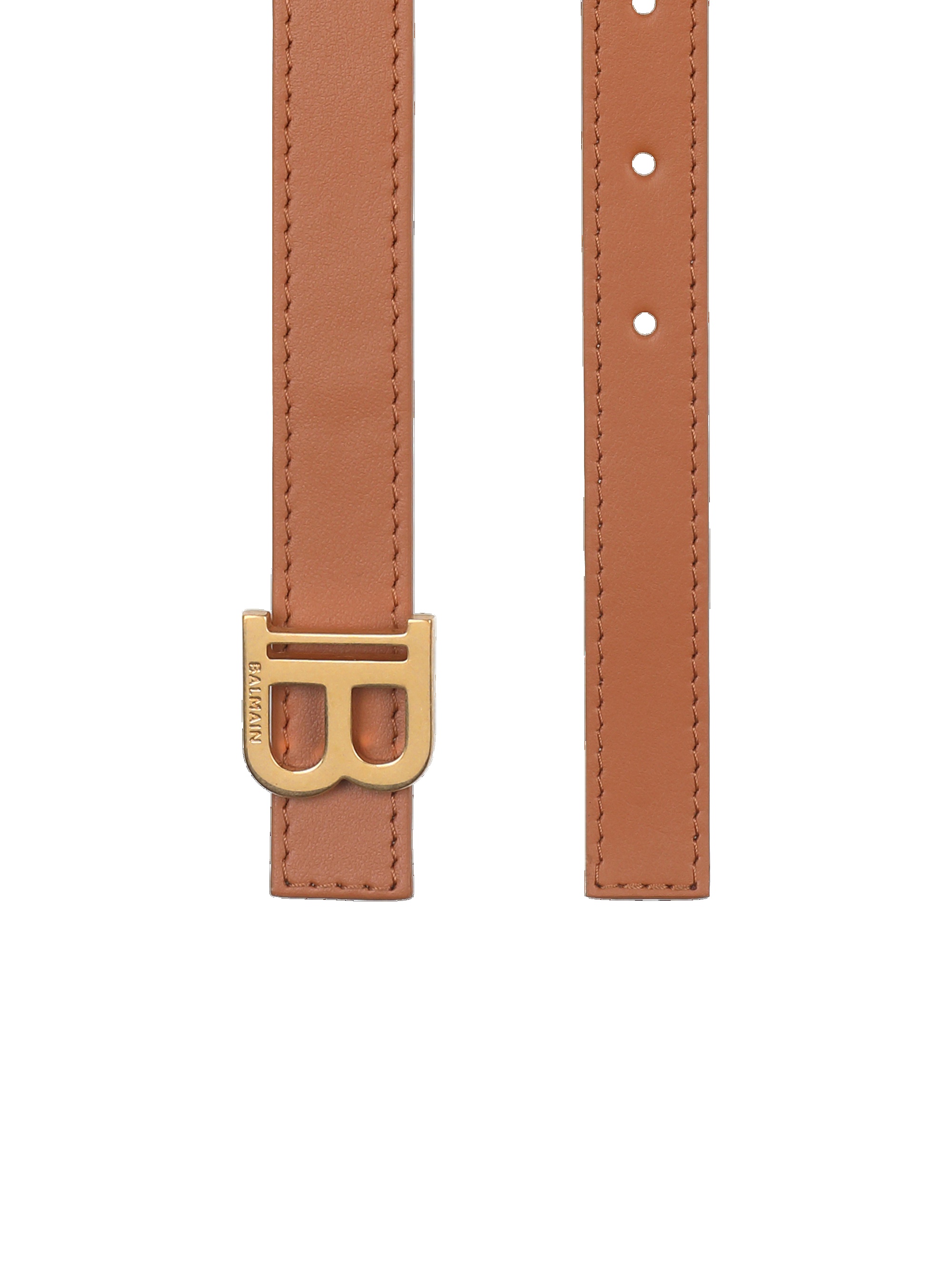 Balmain Leather B-Belt | REVERSIBLE