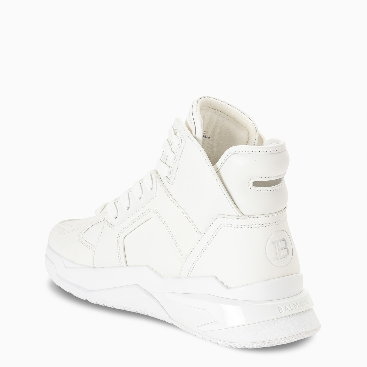 White B-ball sneakers - 4