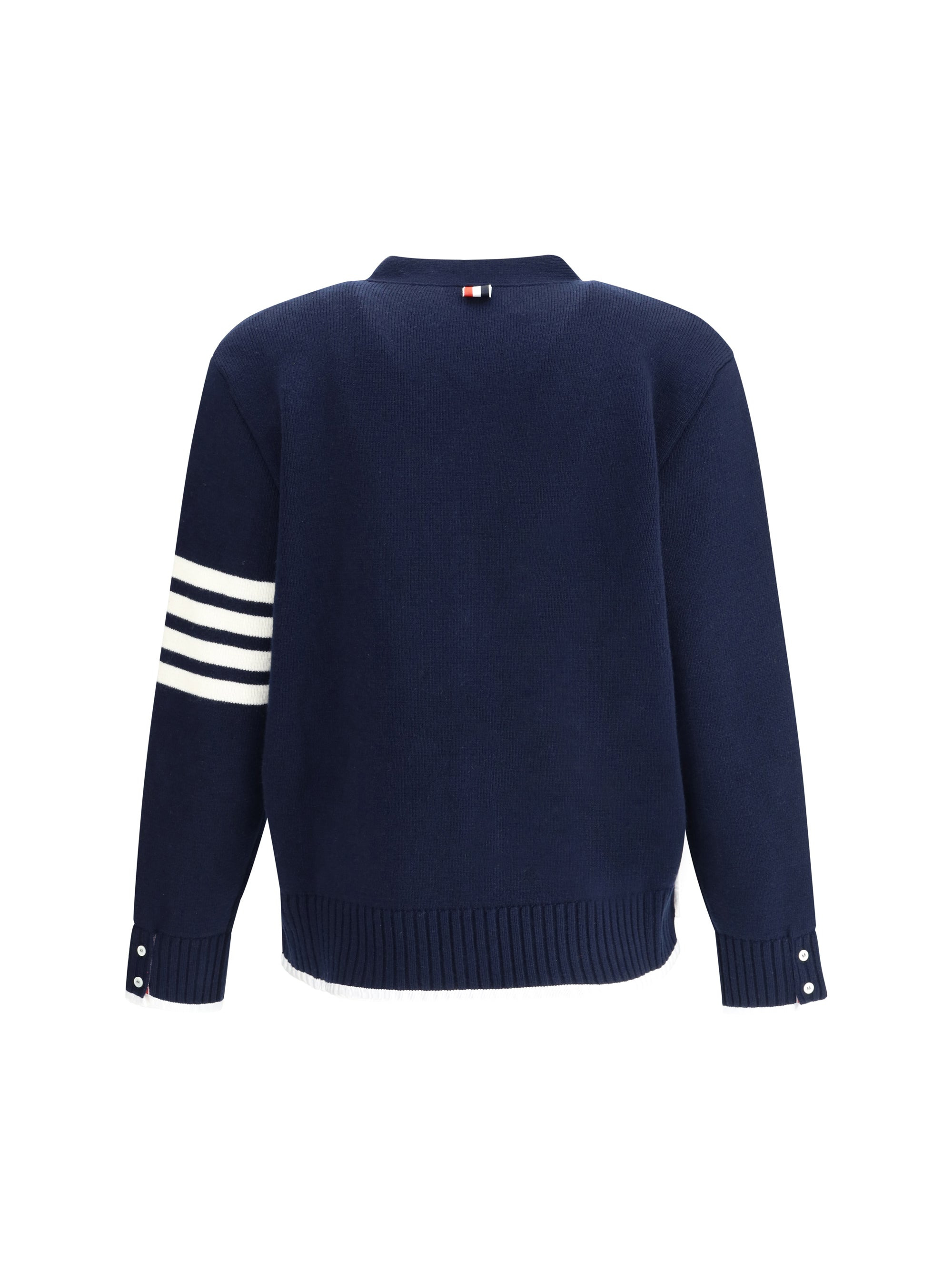 Thom Browne Men Merino Wool Cardigan - 2
