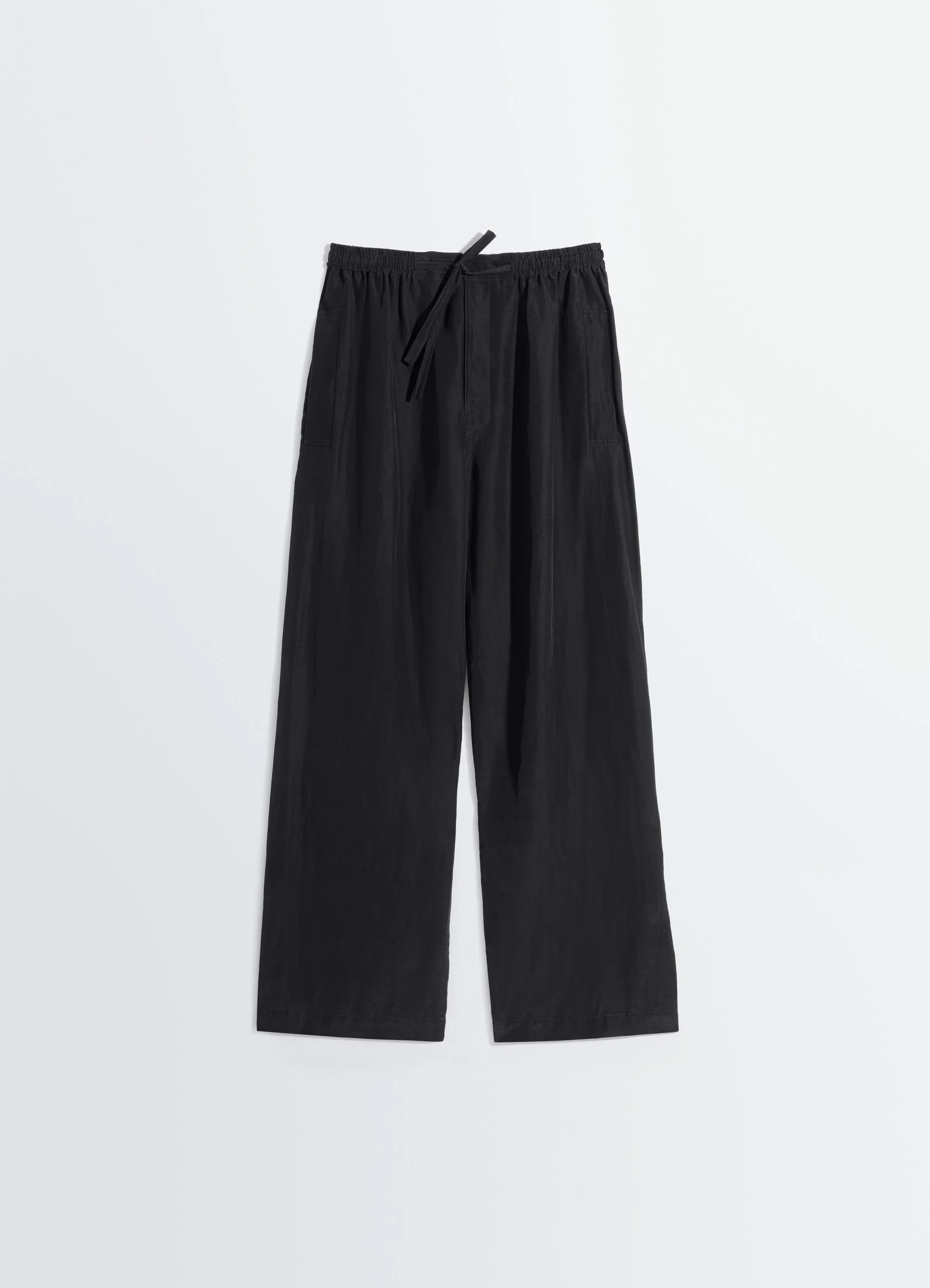 PYJAMA PANTS IN LINEN VISCOSE - 1