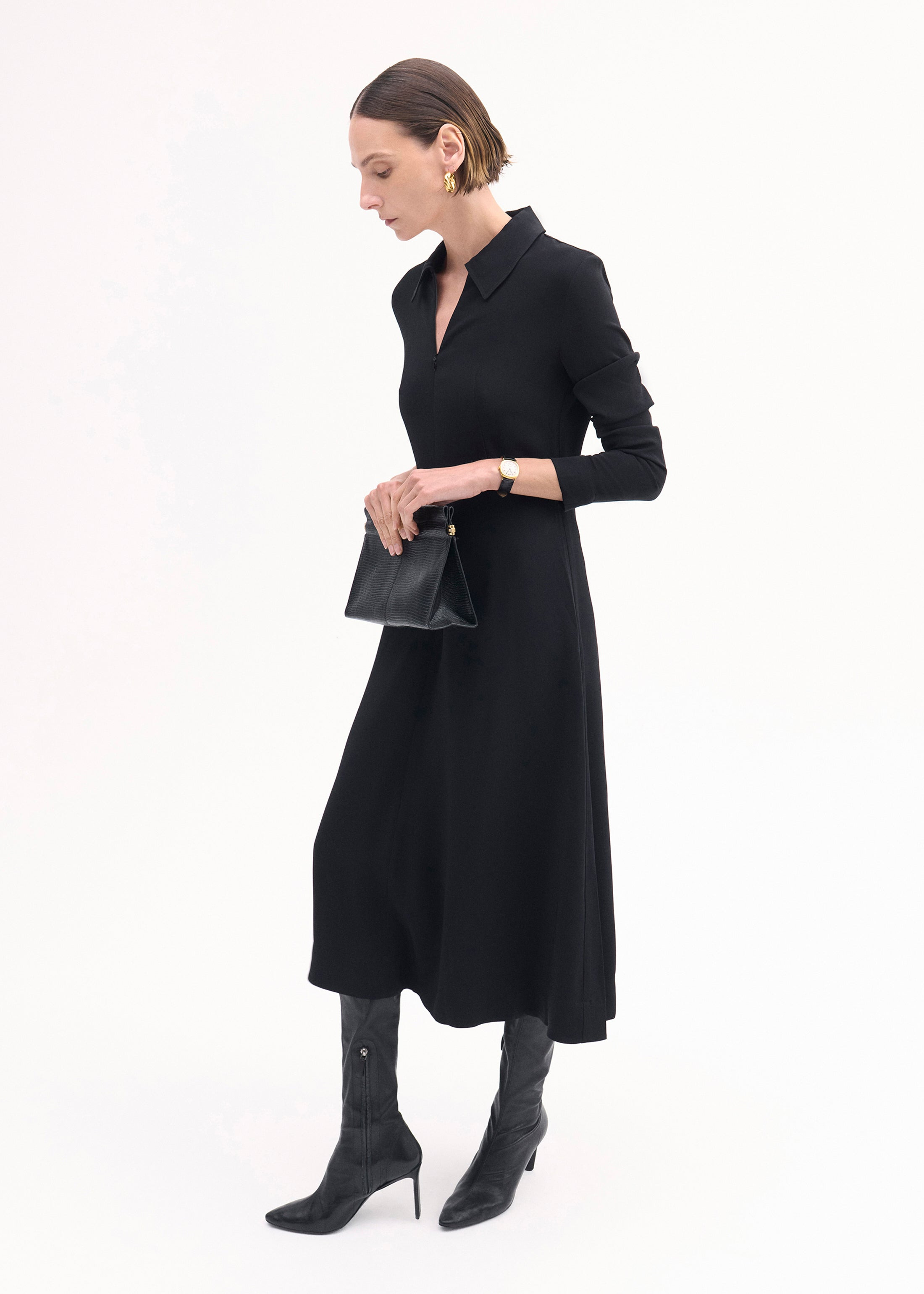 Small Leather Clutch - 4