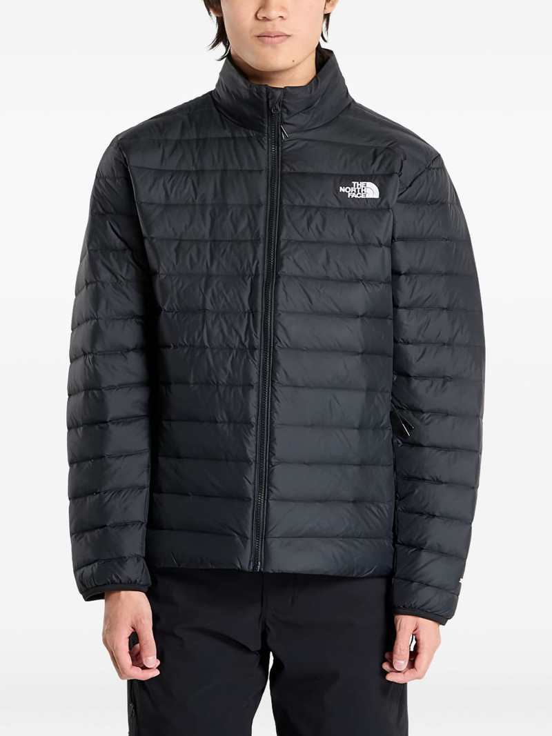 embroidered-logo padded jacket 1