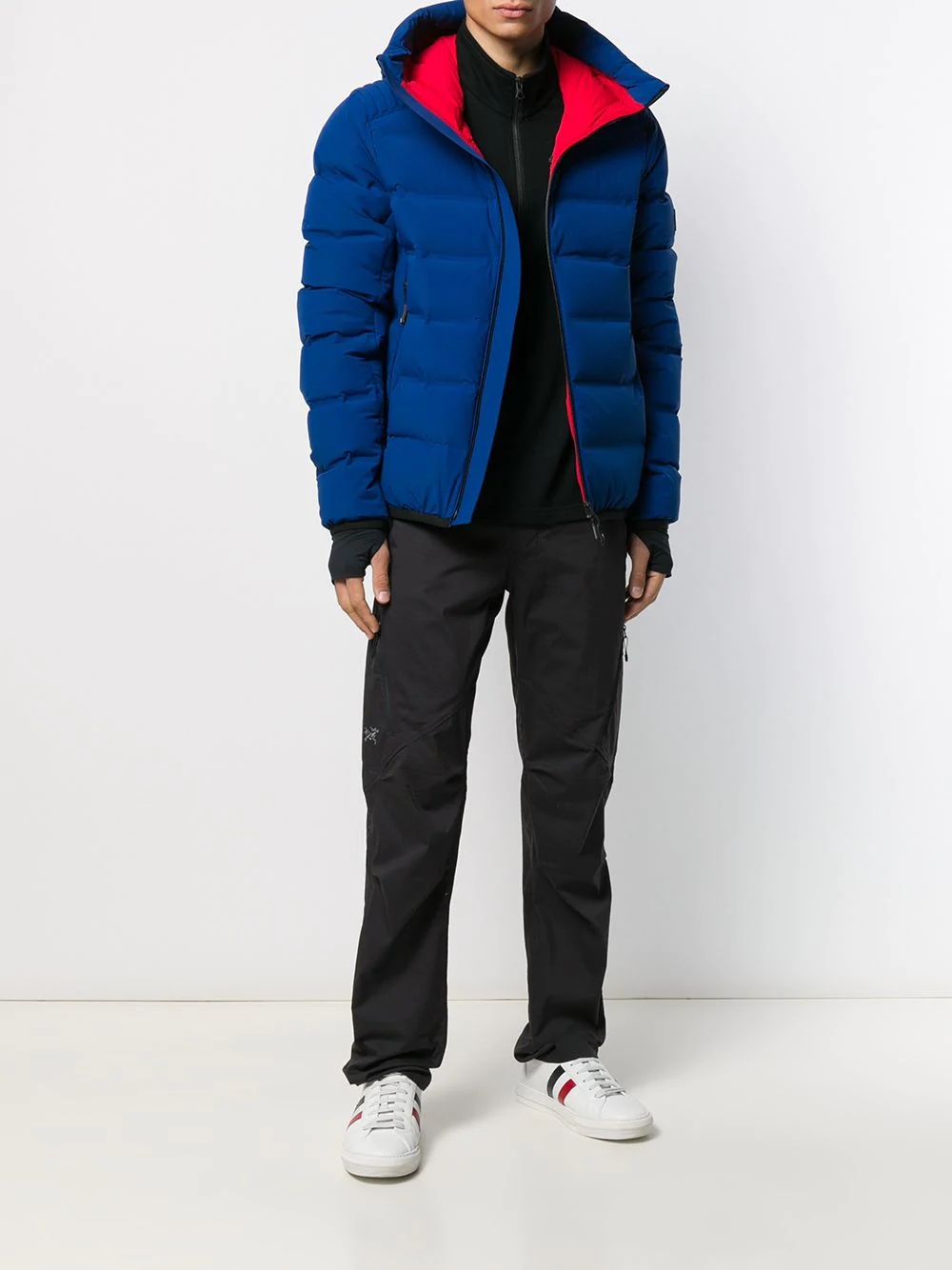 hooded down jacket - 2