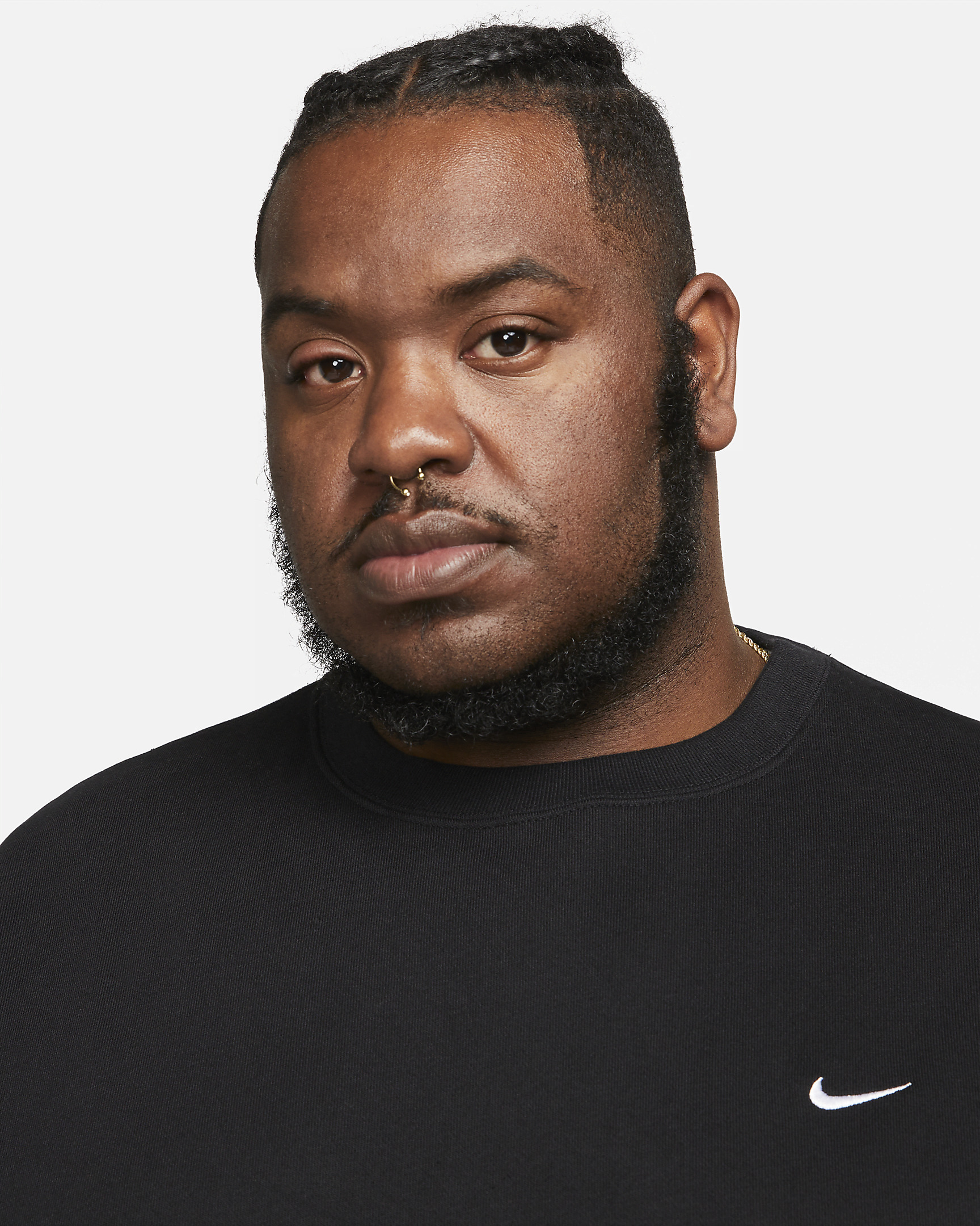 Nike Solo Swoosh Men's Fleece Crew - 7