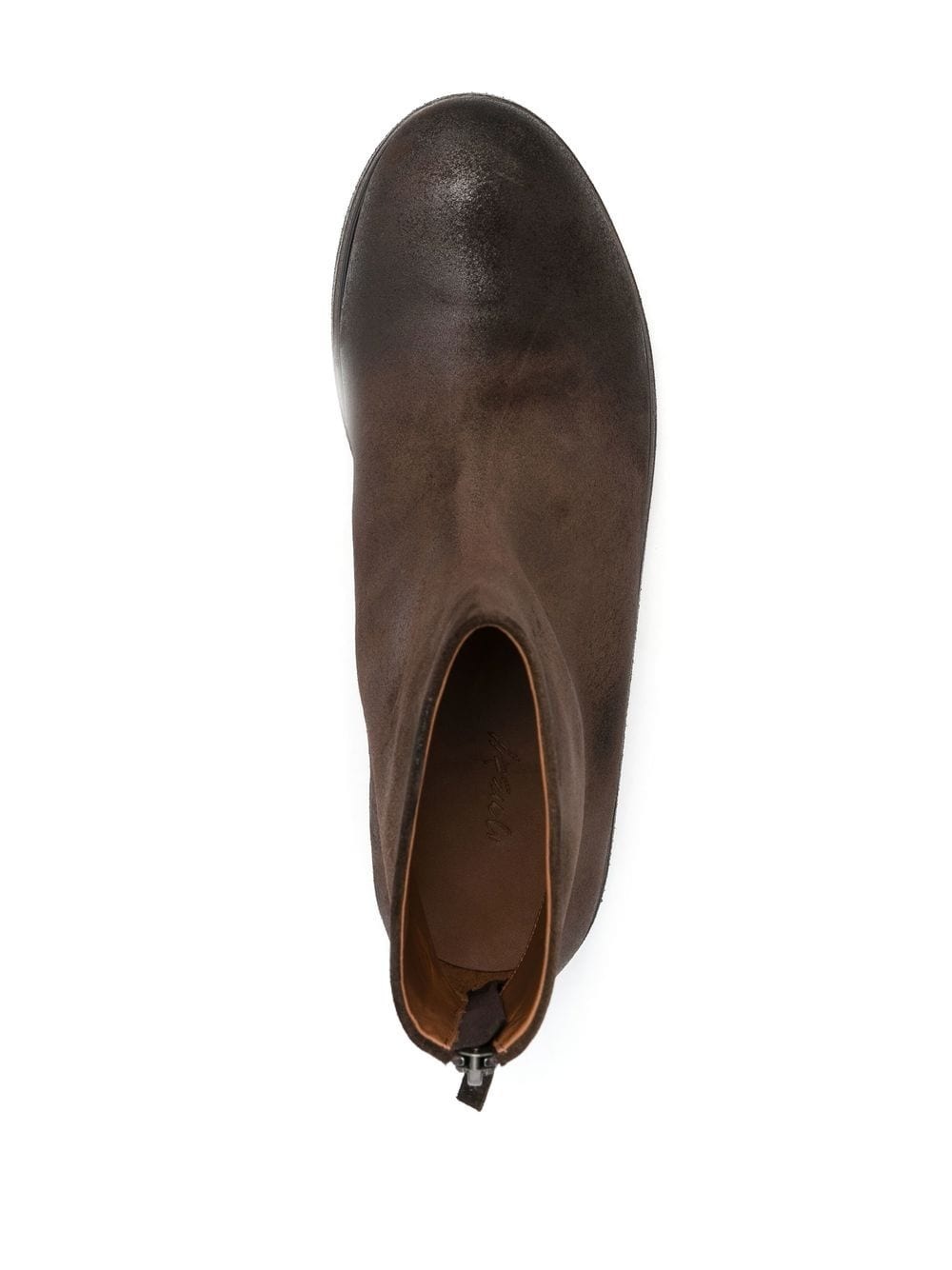 worn-effect ankle boots - 4