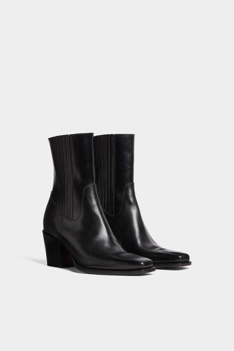DSQUARED2 CITY MAN LEATHER HEELED BOOTS outlook