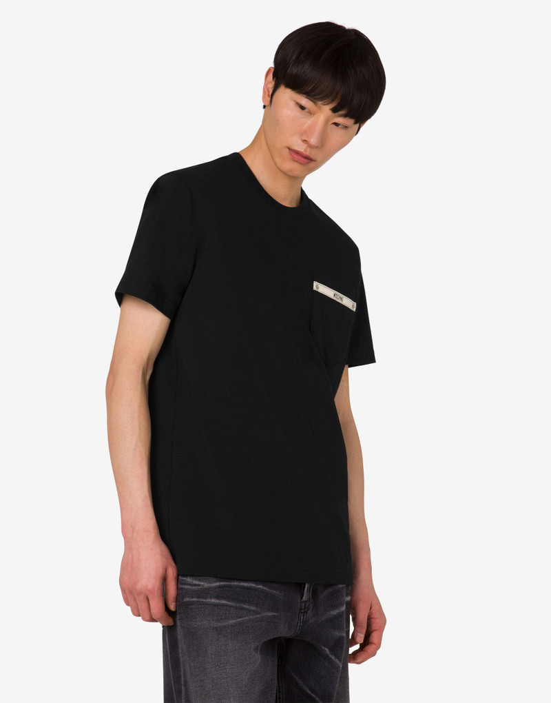 Moschino EMBROIDERED ORGANIC COTTON JERSEY T-SHIRT outlook