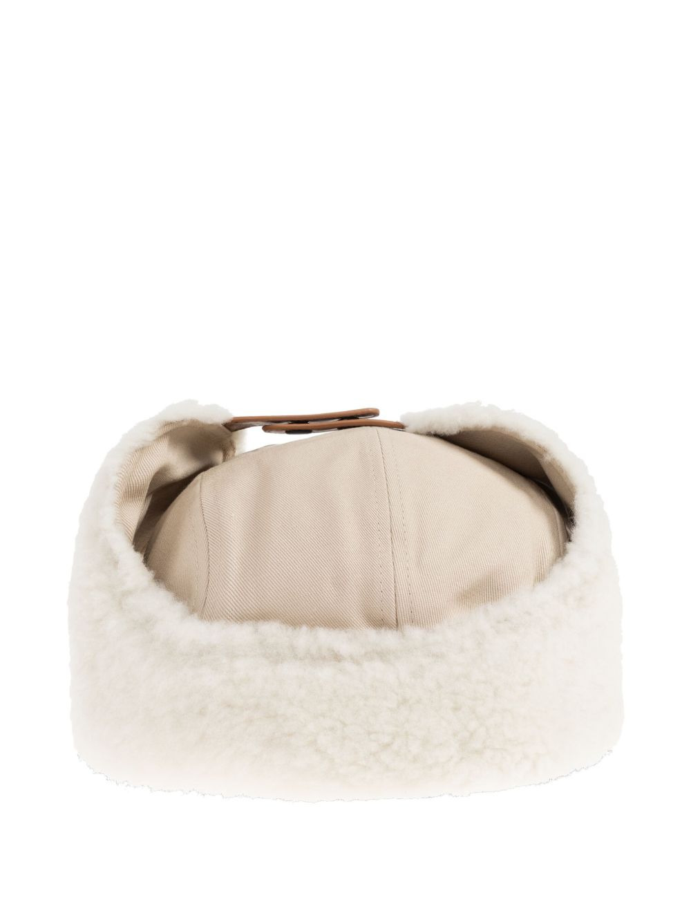 fleece-trimmed baseball cap - 2