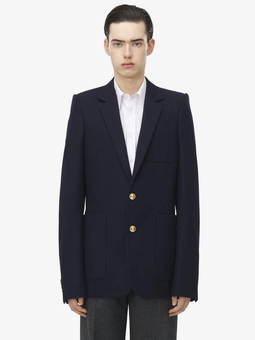 Single-breasted Tailored Jacket - 2