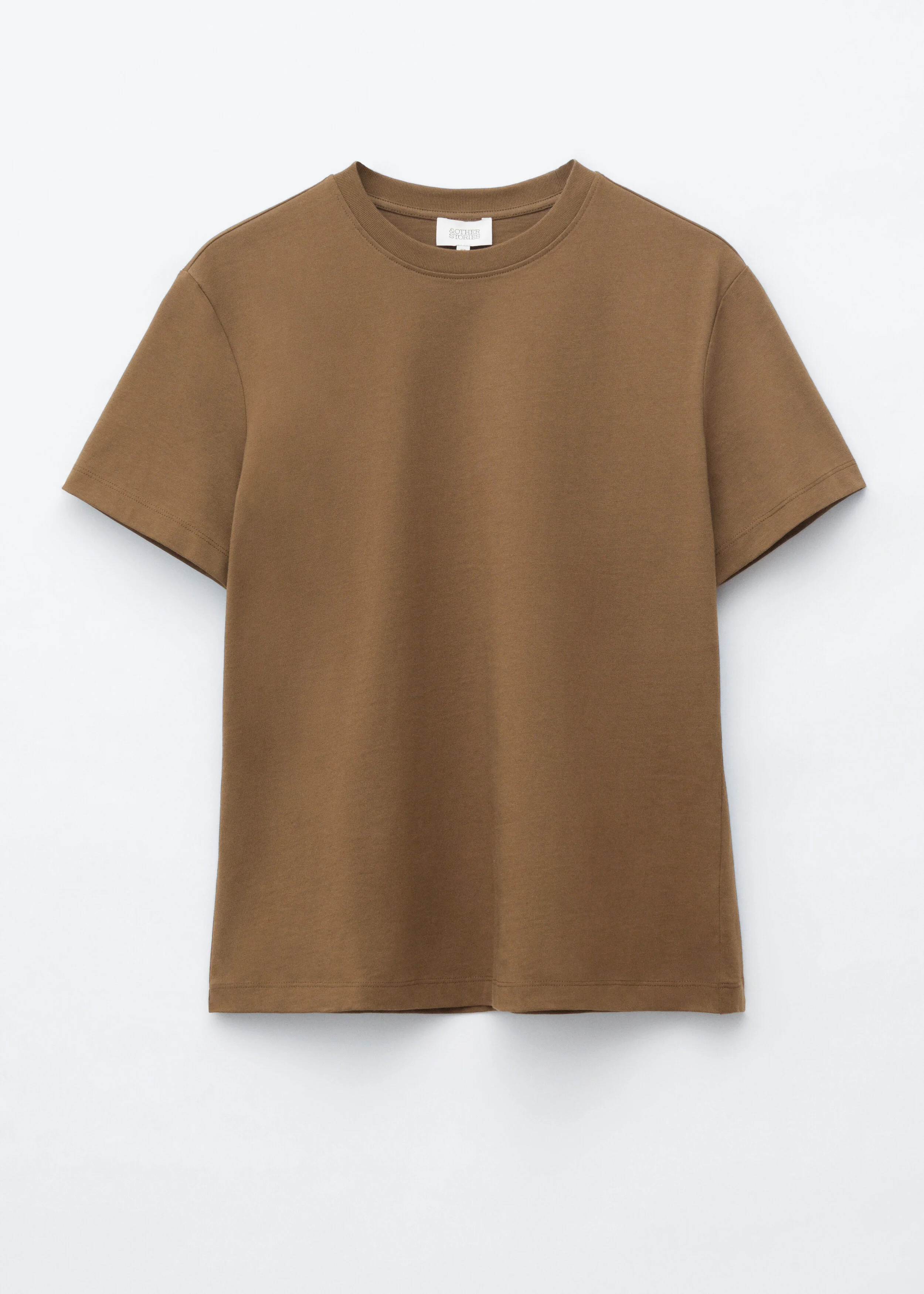 Cotton Crew-Neck T-Shirt - 1