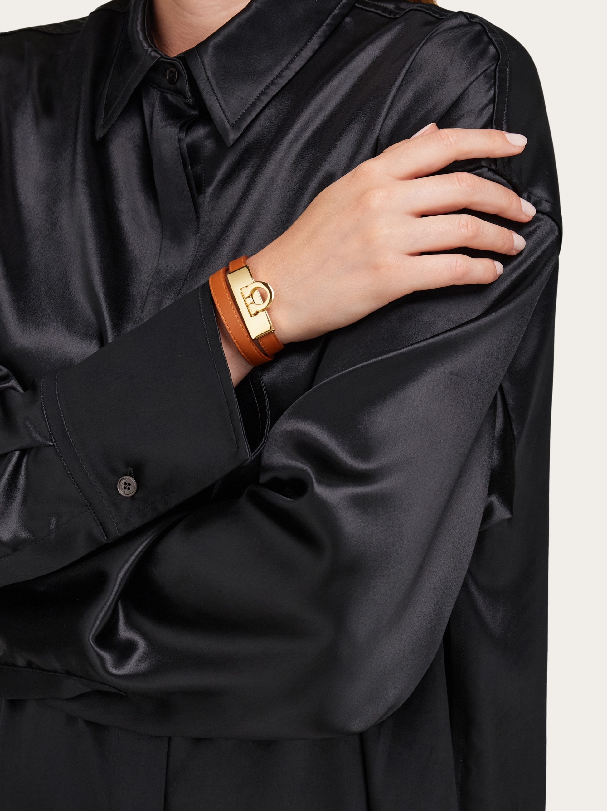 Gancini double twist bracelet - Mis 15 - 4