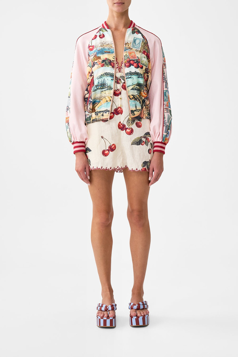 CAMILLA PANELLED SLEEVE BLOUSON BOMBER outlook