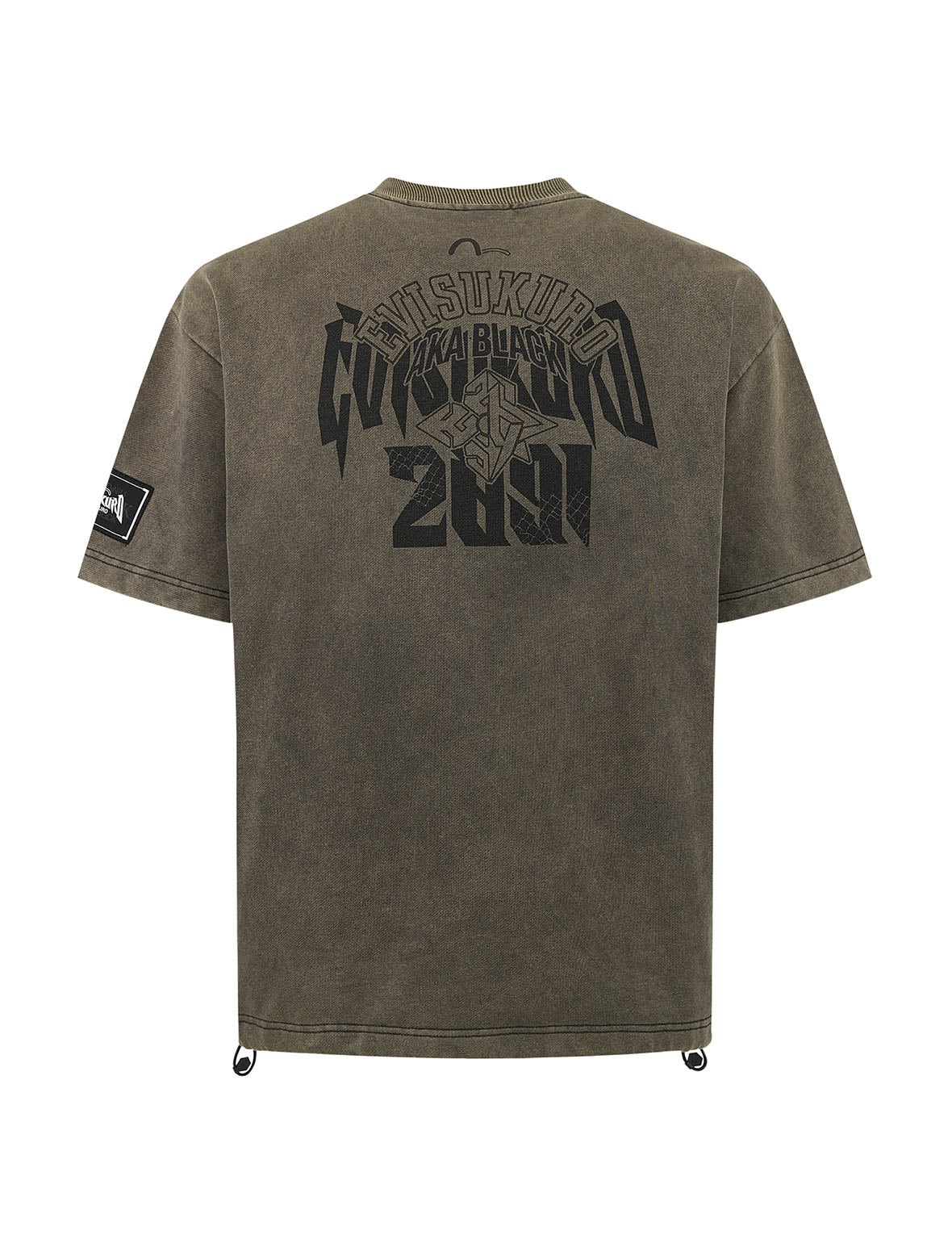 Heavy Washed Loose Fit Short-Sleeve Sweatshirt - 10