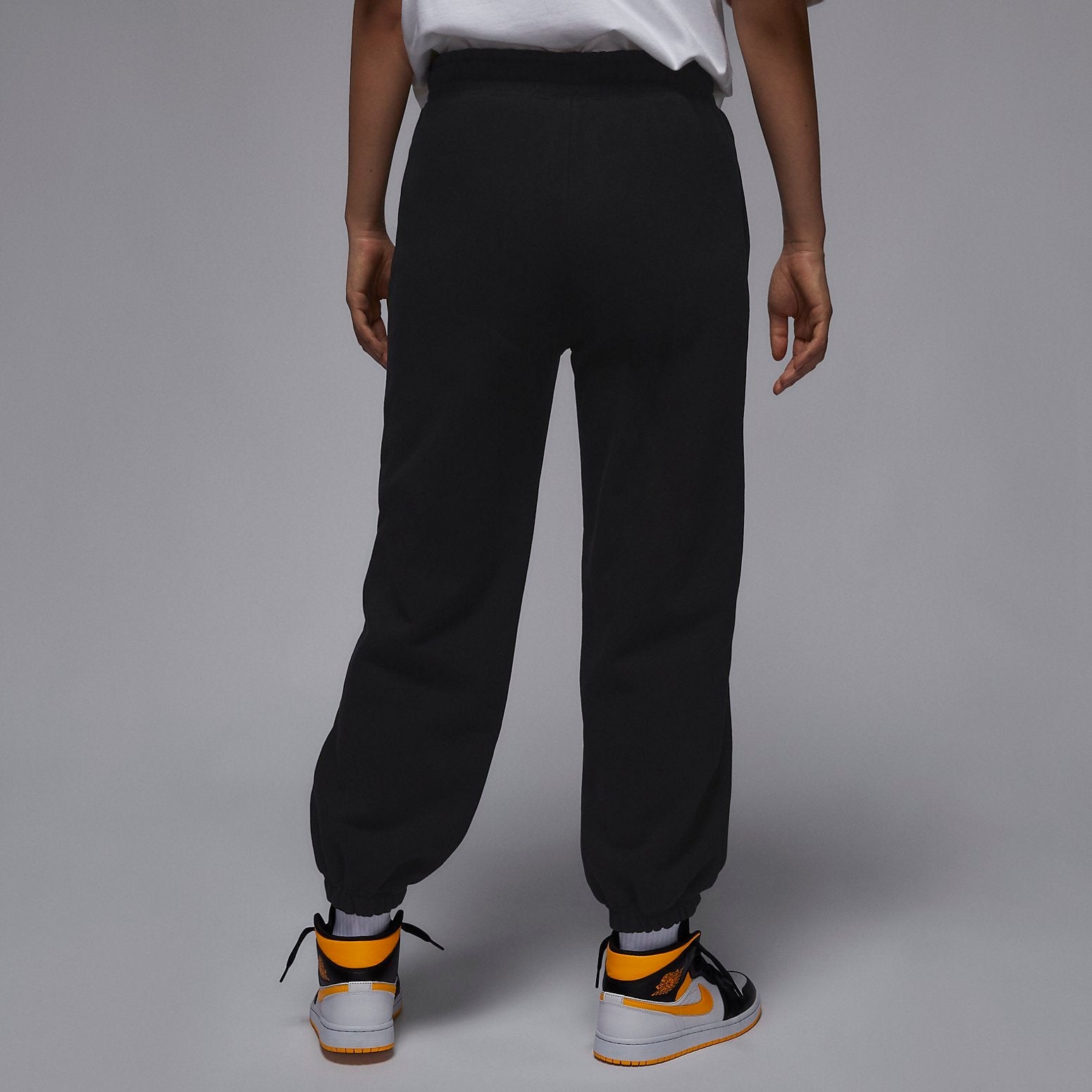 (WMNS) Air Jordan Flight Pants 'Black' FB5114-010 - 6