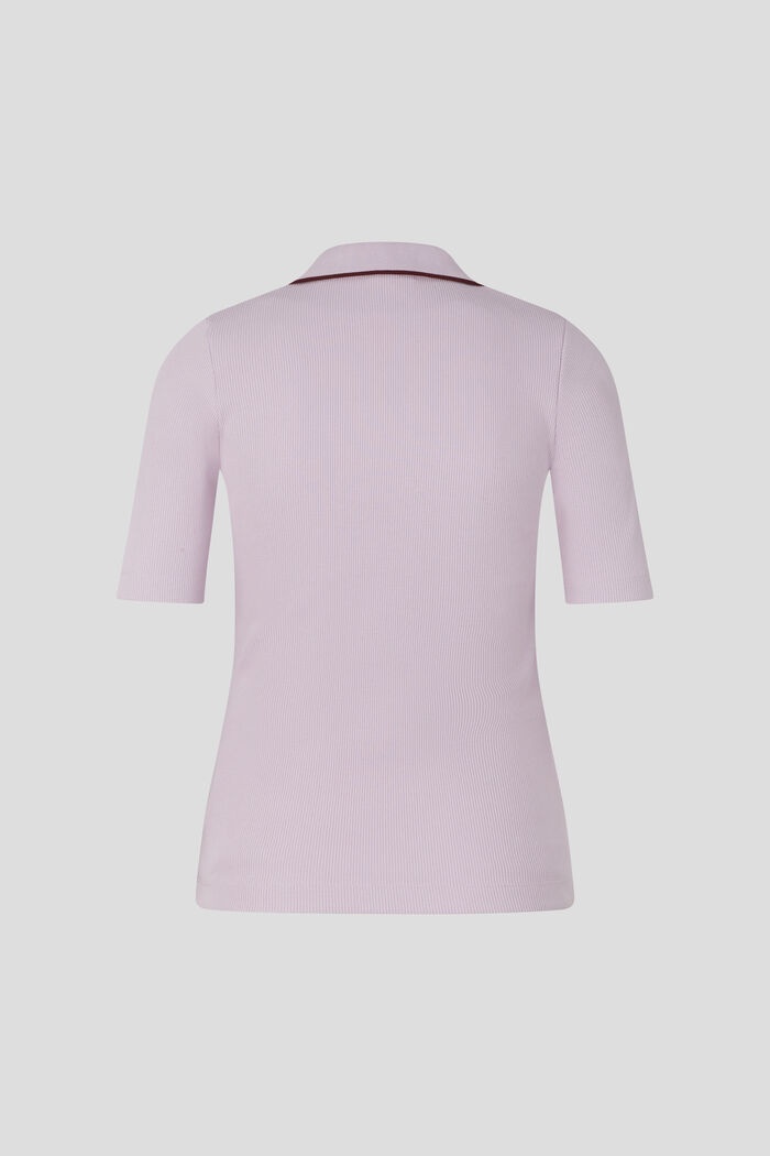 Zadie Knitted polo shirt in Lilac - 2