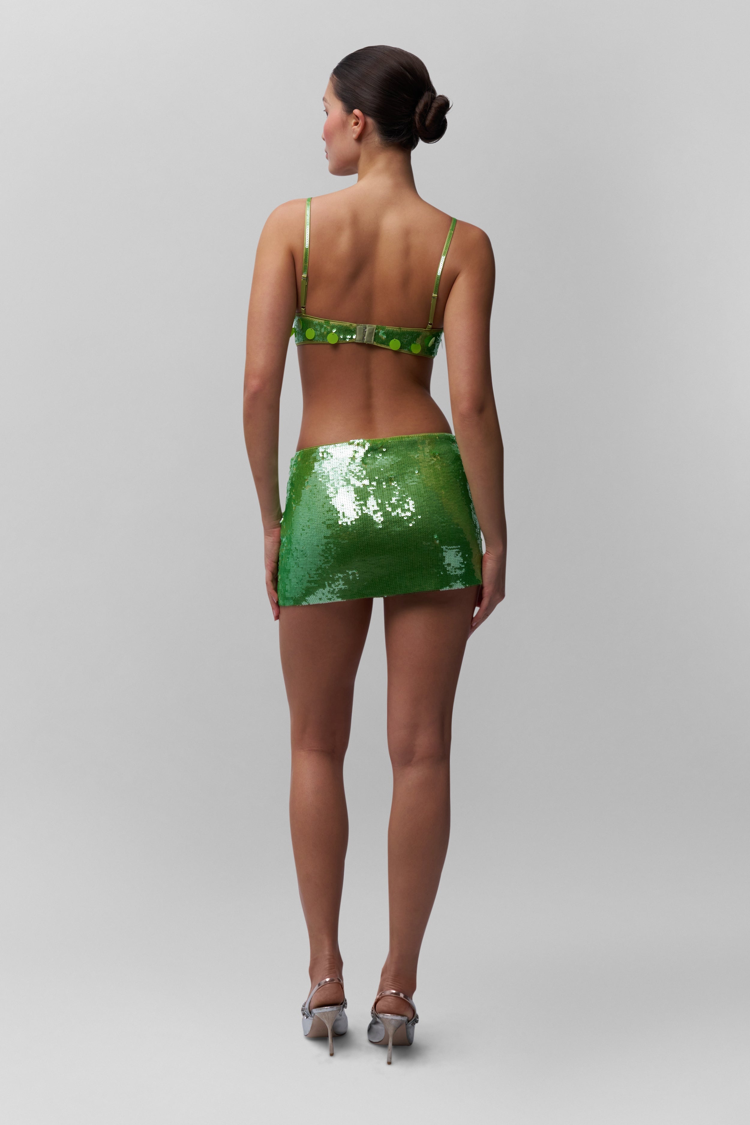 SEQUIN MINI SKIRT - 6