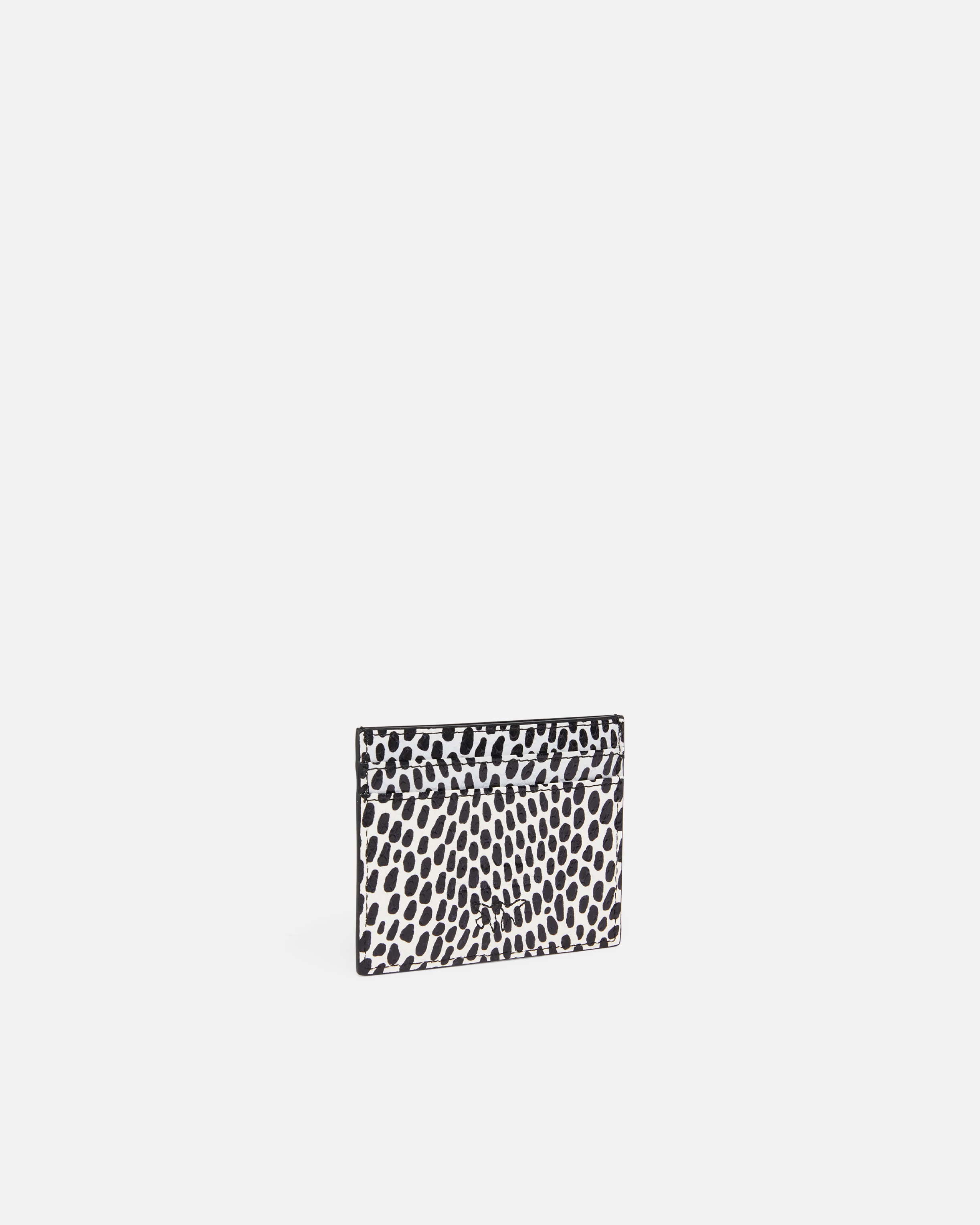 REPTILE PRINT CARD HOLDER WITH POLKA DOTS - 2