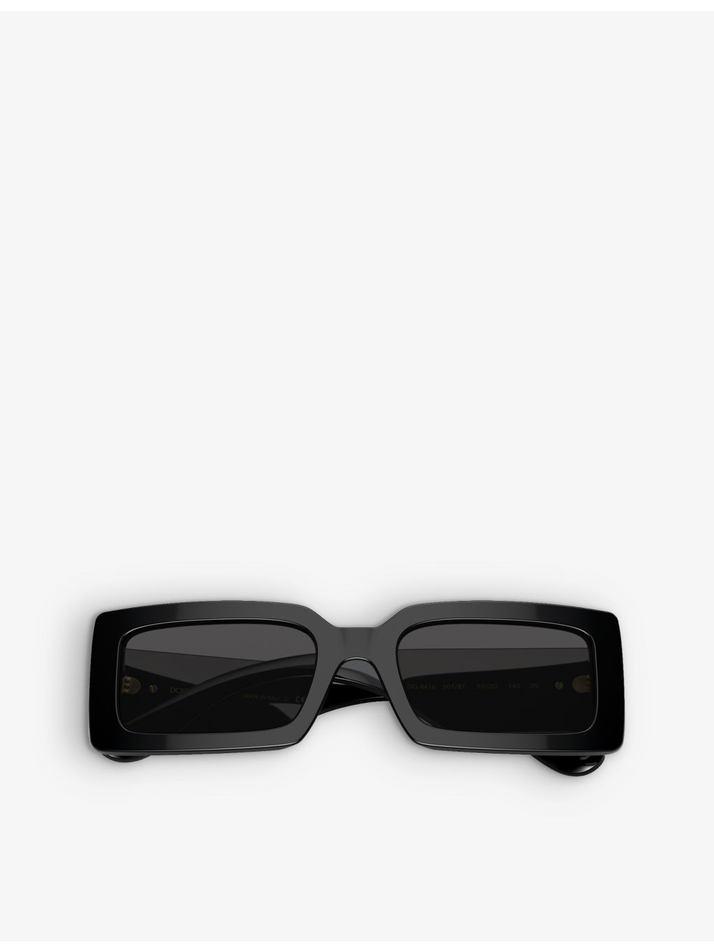 DG4416 rectangle-frame acetate sunglasses - 5
