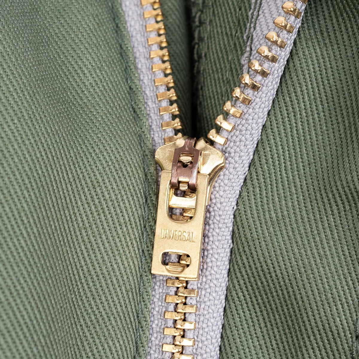 IH-721-OLV 9oz Mercerised Selvedge Cotton Slim Tapered Chinos - Olive - 8