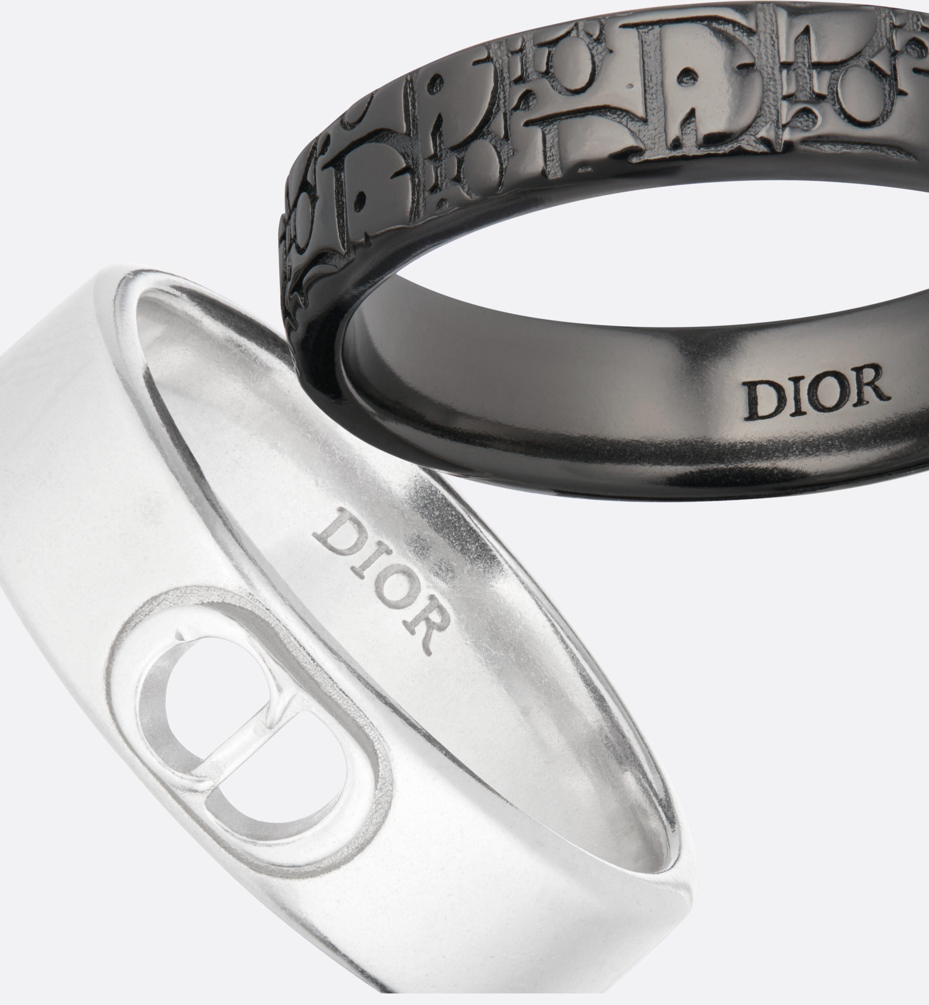Dior Oblique Ring Set - 4