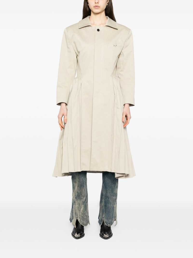 BONBOM pleated coat outlook