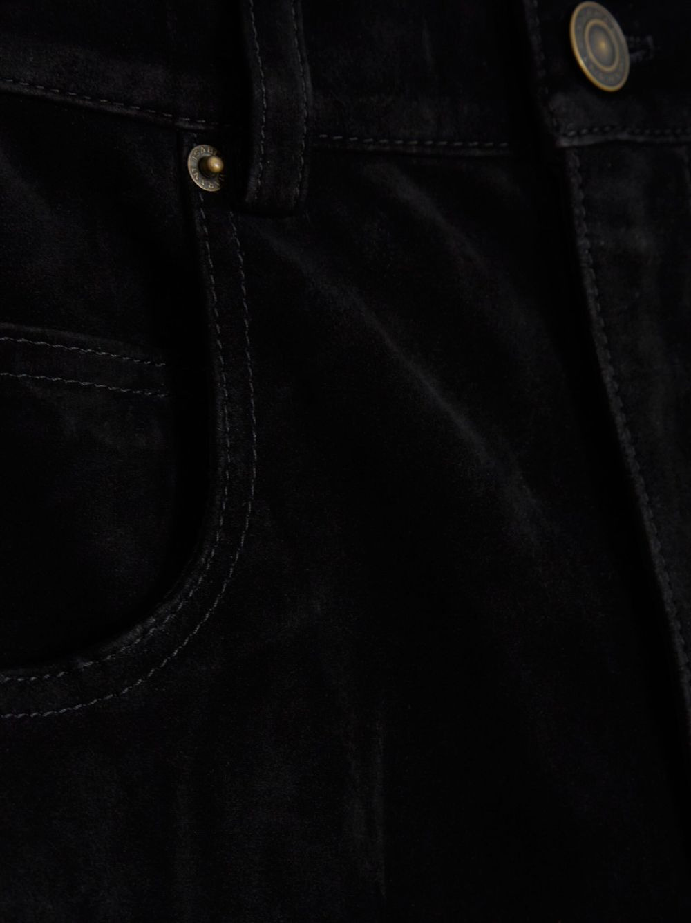 suede trousers - 3